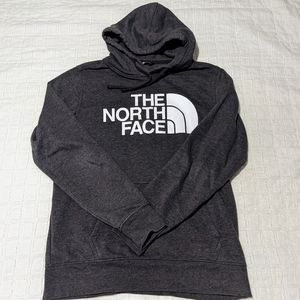 North Face dark gray hoodie